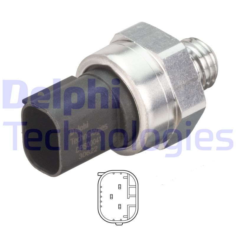 Išmetimo slėgio jutiklis DELPHI DPS00041-12B1