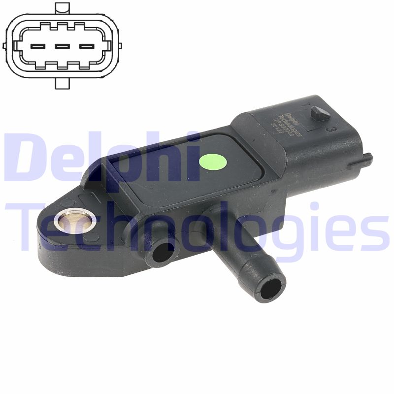Išmetimo slėgio jutiklis DELPHI DPS00048-12B1