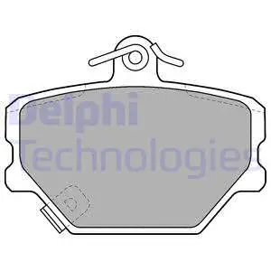 Diskinių stabdžių trinkelių rinkinys DELPHI LP1465