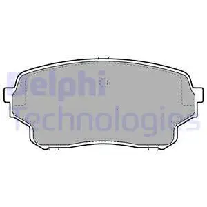Diskinių stabdžių trinkelių rinkinys DELPHI LP2000