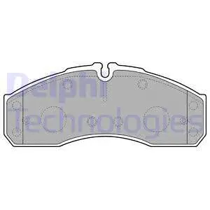 Diskinių stabdžių trinkelių rinkinys DELPHI LP2042