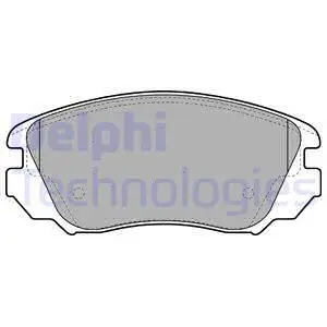 Diskinių stabdžių trinkelių rinkinys DELPHI LP2080