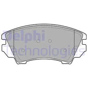 Diskinių stabdžių trinkelių rinkinys DELPHI LP2081