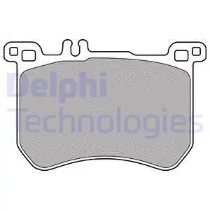 Diskinių stabdžių trinkelių rinkinys DELPHI LP2507