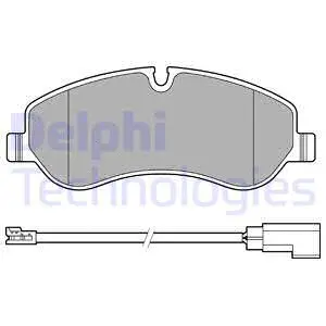Diskinių stabdžių trinkelių rinkinys DELPHI LP2661