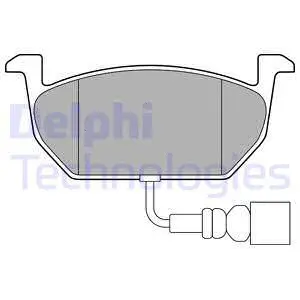 Diskinių stabdžių trinkelių rinkinys DELPHI LP3146