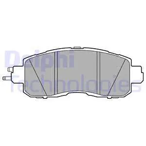 Diskinių stabdžių trinkelių rinkinys DELPHI LP3251