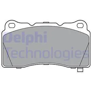 Diskinių stabdžių trinkelių rinkinys DELPHI LP3362