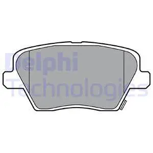 Diskinių stabdžių trinkelių rinkinys DELPHI LP3386