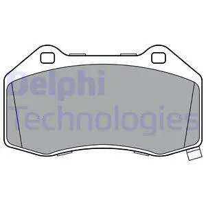 Diskinių stabdžių trinkelių rinkinys DELPHI LP3388