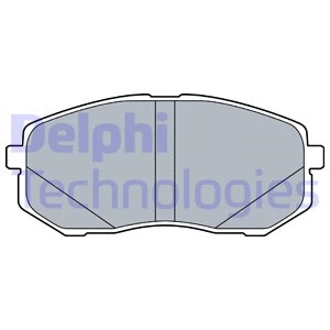 Diskinių stabdžių trinkelių rinkinys DELPHI LP3538