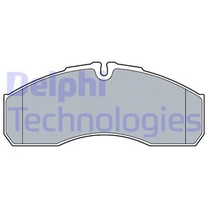 Diskinių stabdžių trinkelių rinkinys DELPHI LP3541