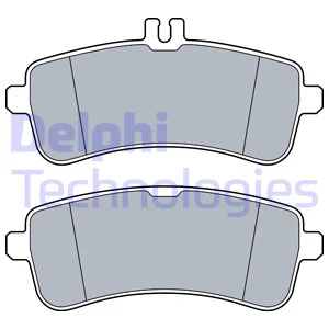 Diskinių stabdžių trinkelių rinkinys DELPHI LP3542