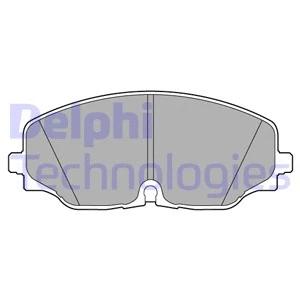 Diskinių stabdžių trinkelių rinkinys DELPHI LP3543