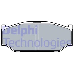 Diskinių stabdžių trinkelių rinkinys DELPHI LP3544