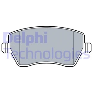 Diskinių stabdžių trinkelių rinkinys DELPHI LP3550