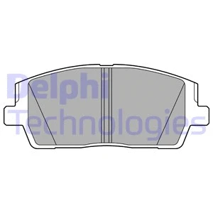 Diskinių stabdžių trinkelių rinkinys DELPHI LP3552
