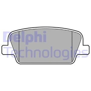 Diskinių stabdžių trinkelių rinkinys DELPHI LP3554