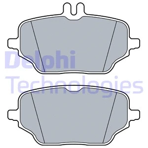 Diskinių stabdžių trinkelių rinkinys DELPHI LP3572