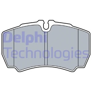 Diskinių stabdžių trinkelių rinkinys DELPHI LP3573