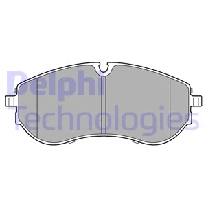 Diskinių stabdžių trinkelių rinkinys DELPHI LP3610