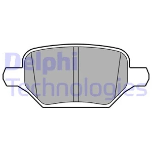 Diskinių stabdžių trinkelių rinkinys DELPHI LP3611