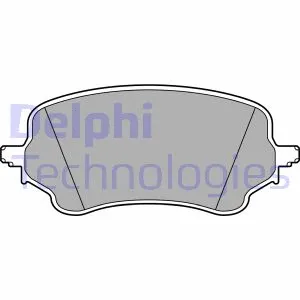 Diskinių stabdžių trinkelių rinkinys DELPHI LP3648