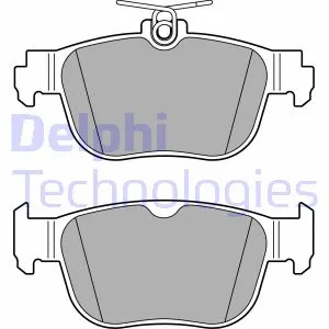 Diskinių stabdžių trinkelių rinkinys DELPHI LP3674
