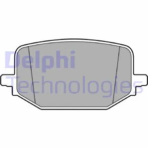 Diskinių stabdžių trinkelių rinkinys DELPHI LP3697