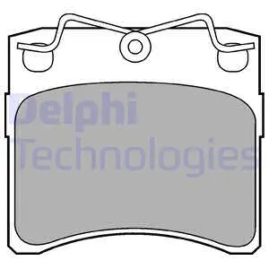 Diskinių stabdžių trinkelių rinkinys DELPHI LP785
