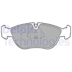 Diskinių stabdžių trinkelių rinkinys DELPHI LP839