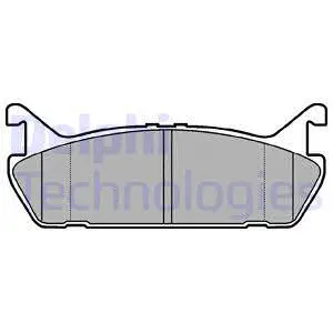 Diskinių stabdžių trinkelių rinkinys DELPHI LP931