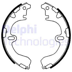 Stabdžių trinkelių komplektas DELPHI LS1315