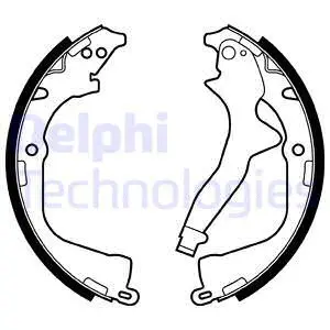Stabdžių trinkelių komplektas DELPHI LS2056