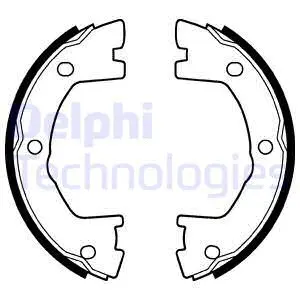 Stabdžių trinkelių komplektas DELPHI LS2115
