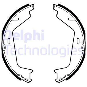 Stabdžių trinkelių komplektas DELPHI LS2144