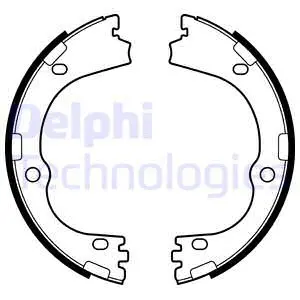 Rankinio stabdžio trinkelių komplektas DELPHI LS2166