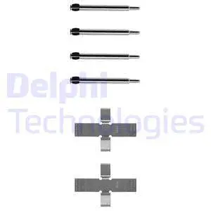 Diskinių stabdžių trinkelių priedų komplektas DELPHI LX0003