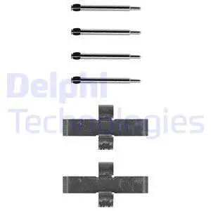 Diskinių stabdžių trinkelių priedų komplektas DELPHI LX0013