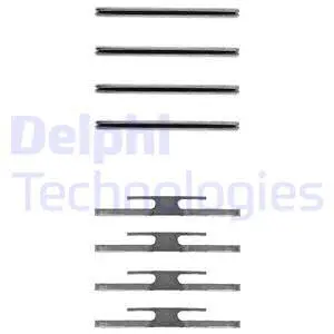 Diskinių stabdžių trinkelių priedų komplektas DELPHI LX0055