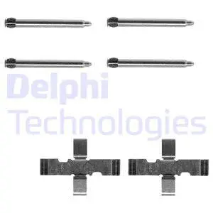 Diskinių stabdžių trinkelių priedų komplektas DELPHI LX0095