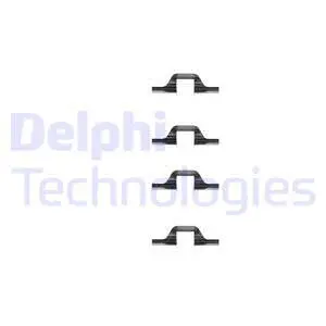 Diskinių stabdžių trinkelių priedų komplektas DELPHI LX0260