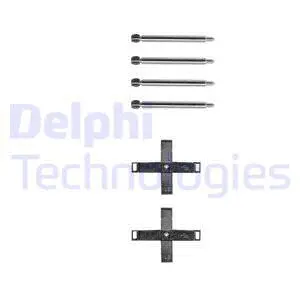 Diskinių stabdžių trinkelių priedų komplektas DELPHI LX0268