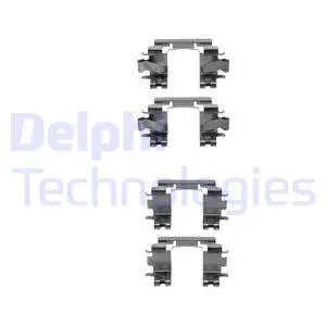 Diskinių stabdžių trinkelių priedų komplektas DELPHI LX0298