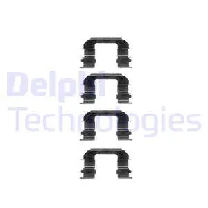Diskinių stabdžių trinkelių priedų komplektas DELPHI LX0349