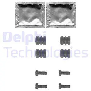 Diskinių stabdžių trinkelių priedų komplektas DELPHI LX0355