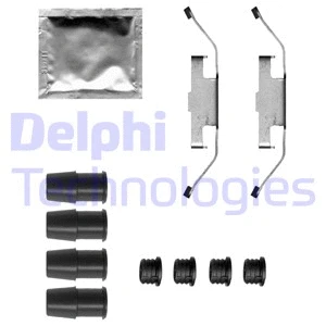 Diskinių stabdžių trinkelių priedų komplektas DELPHI LX0683