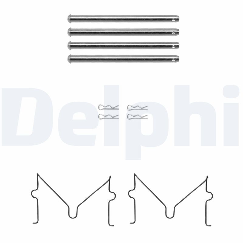 Diskinių stabdžių trinkelių priedų komplektas DELPHI LX0691