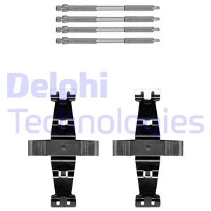 Diskinių stabdžių trinkelių priedų komplektas DELPHI LX0693