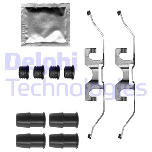 Diskinių stabdžių trinkelių priedų komplektas DELPHI LX0694